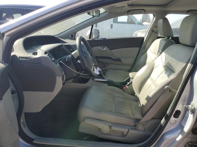 2HGFB2F93CH510124 - 2012 HONDA CIVIC EXL SILVER photo 7