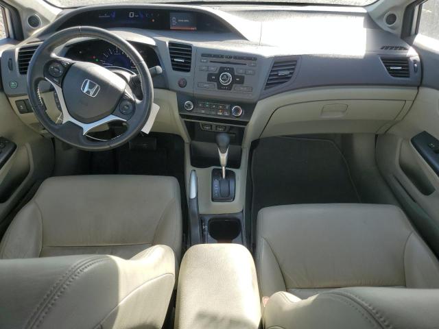 2HGFB2F93CH510124 - 2012 HONDA CIVIC EXL SILVER photo 8