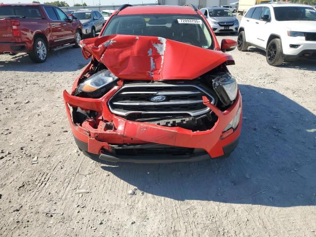 MAJ3P1TE1JC197532 - 2018 FORD ECOSPORT SE أحمر صورة 5