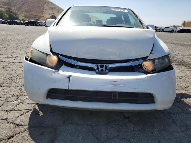 1HGFA16867L065939 - 2007 HONDA CIVIC EX WHITE photo 5