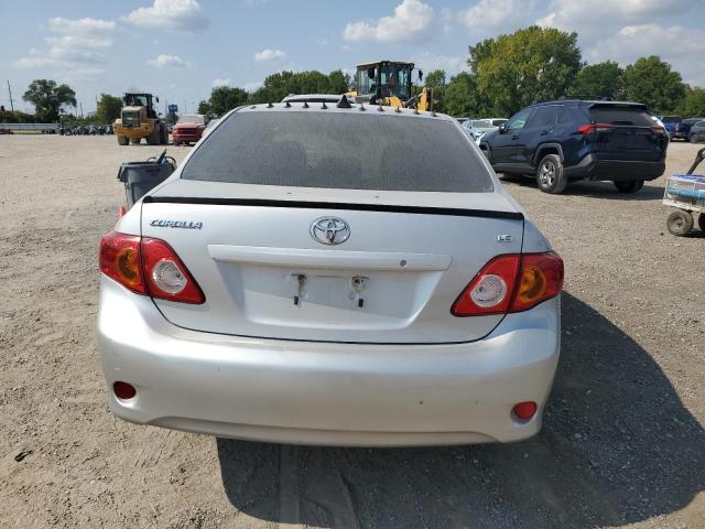 JTDBL40E099048254 - 2009 TOYOTA COROLLA BASE SILVER photo 6