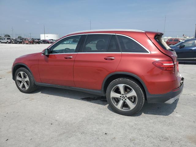 WDC0G4KB7HV004489 - 2017 MERCEDES-BENZ GLC 300 4MATIC RED photo 2
