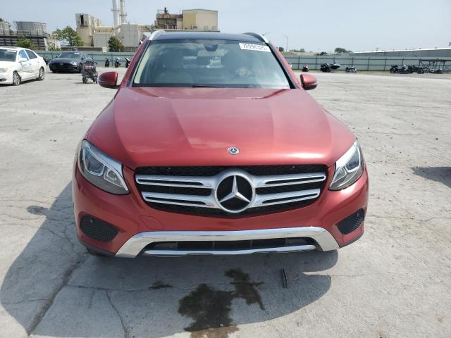 WDC0G4KB7HV004489 - 2017 MERCEDES-BENZ GLC 300 4MATIC RED photo 5