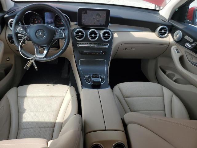 WDC0G4KB7HV004489 - 2017 MERCEDES-BENZ GLC 300 4MATIC RED photo 8