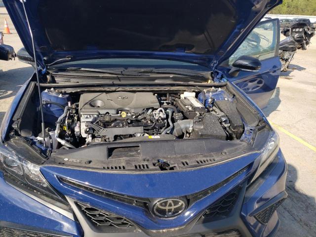 4T1T11AKXPU118796 - 2023 TOYOTA CAMRY SE NIGHT SHADE BLUE photo 11