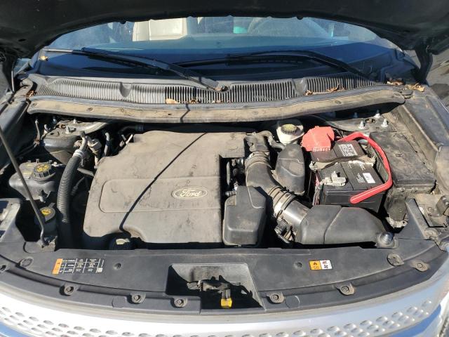 1FM5K7D85FGA01049 - 2015 FORD EXPLORER XLT BLACK photo 12