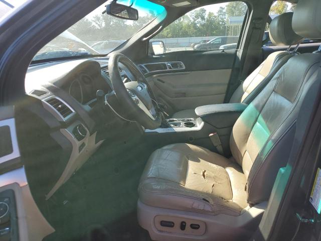 1FM5K7D85FGA01049 - 2015 FORD EXPLORER XLT BLACK photo 7