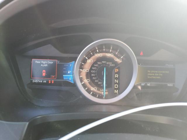 1FM5K7D85FGA01049 - 2015 FORD EXPLORER XLT BLACK photo 9