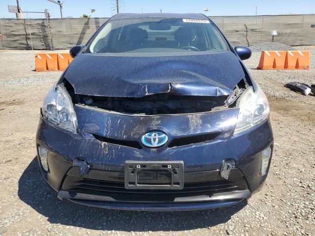 JTDKN3DUXD1685620 - 2013 TOYOTA PRIUS أزرق صورة 5