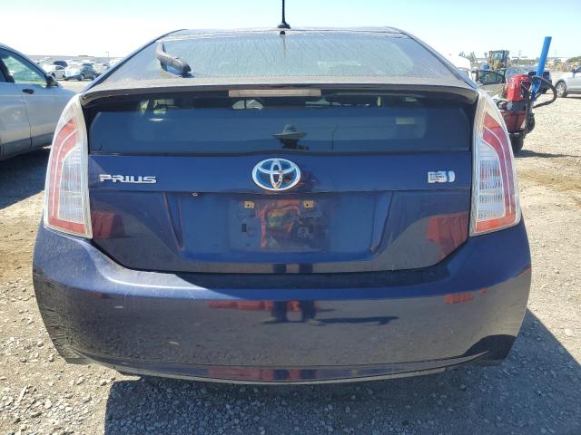 JTDKN3DUXD1685620 - 2013 TOYOTA PRIUS أزرق صورة 6