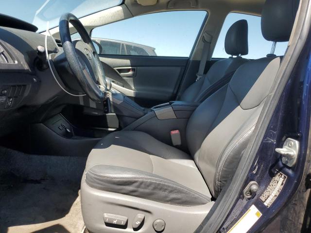 JTDKN3DUXD1685620 - 2013 TOYOTA PRIUS أزرق صورة 7