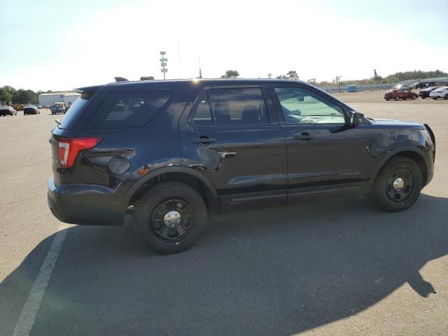 1FM5K8AR1JGC95321 - 2018 FORD EXPLORER POLICE INTERCEPTOR Սև լուսանկար 3