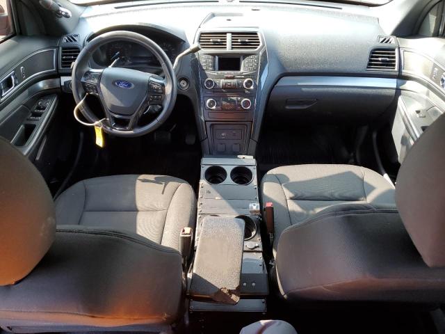 1FM5K8AR1JGC95321 - 2018 FORD EXPLORER POLICE INTERCEPTOR Սև լուսանկար 8