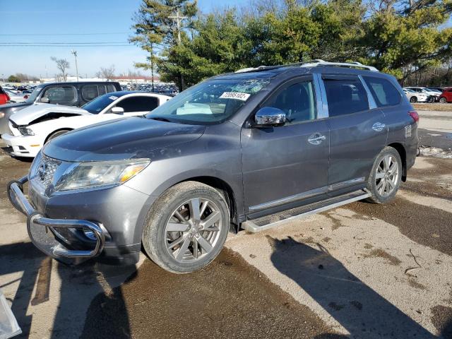 5N1AR2MM3FC611422 - 2015 NISSAN PATHFINDER S GRAY photo 1