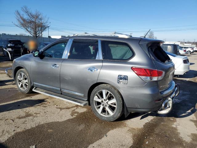 5N1AR2MM3FC611422 - 2015 NISSAN PATHFINDER S GRAY photo 2