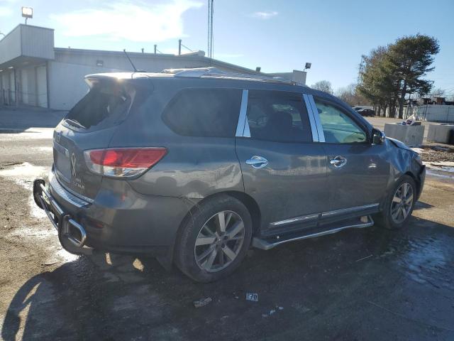 5N1AR2MM3FC611422 - 2015 NISSAN PATHFINDER S GRAY photo 3
