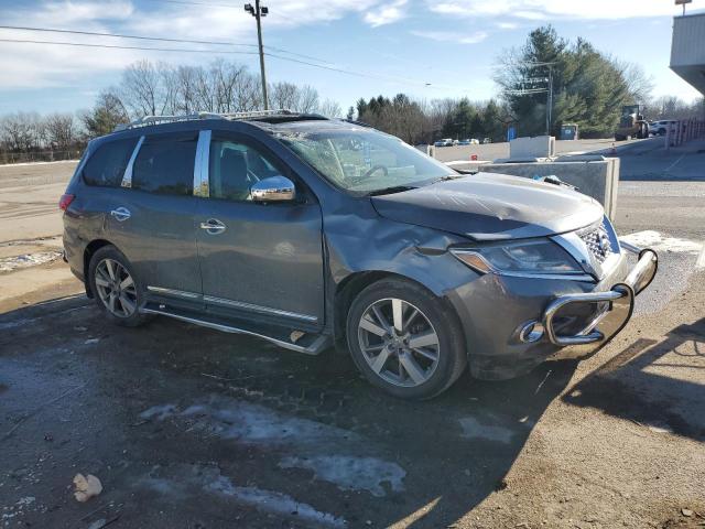 5N1AR2MM3FC611422 - 2015 NISSAN PATHFINDER S GRAY photo 4