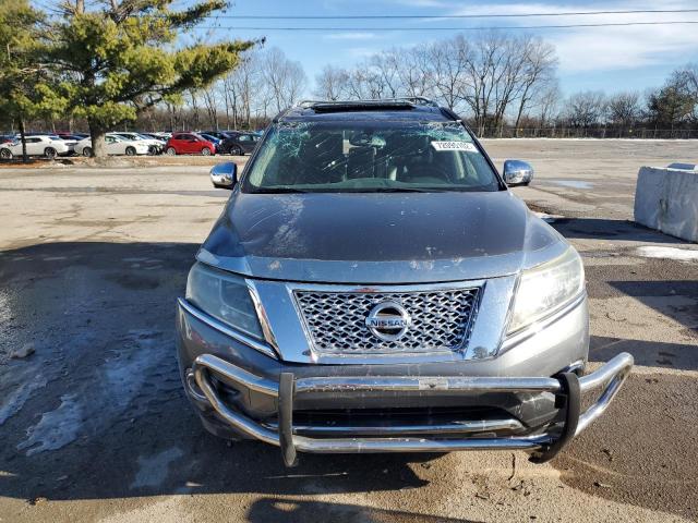 5N1AR2MM3FC611422 - 2015 NISSAN PATHFINDER S GRAY photo 5