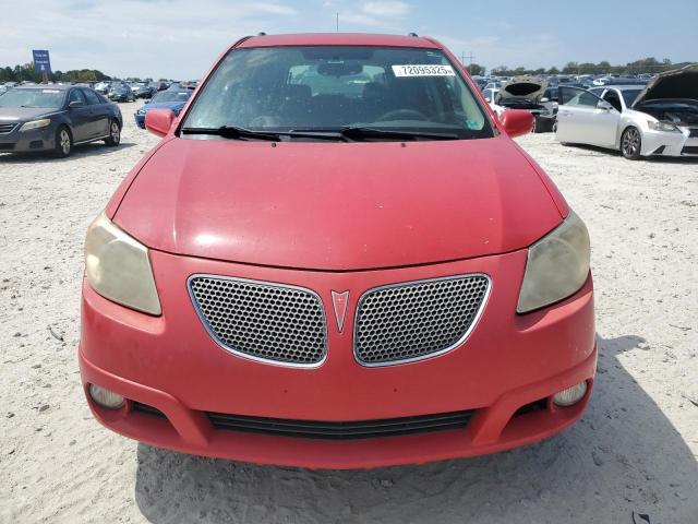 5Y2SL63885Z450874 - 2005 PONTIAC VIBE RED photo 5