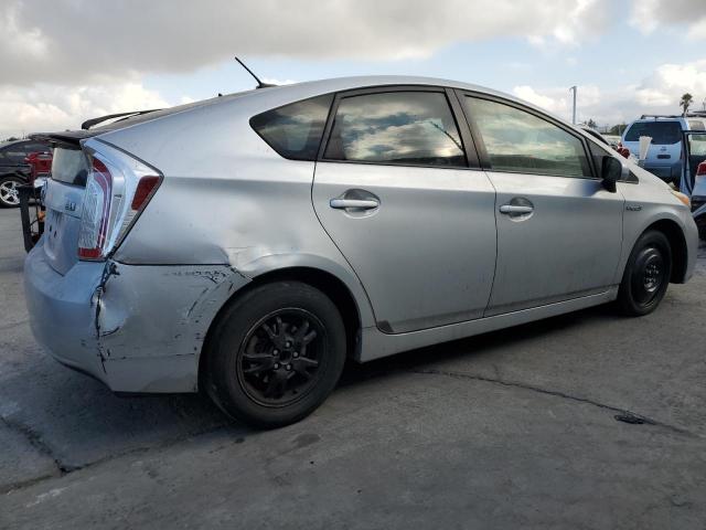 JTDKN3DU6C5415078 - 2012 TOYOTA PRIUS ვერცხლისფერი ფოტო 3