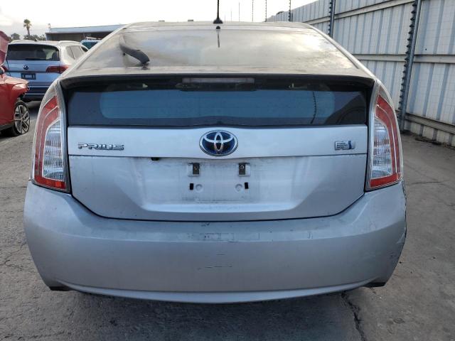 JTDKN3DU6C5415078 - 2012 TOYOTA PRIUS ვერცხლისფერი ფოტო 6
