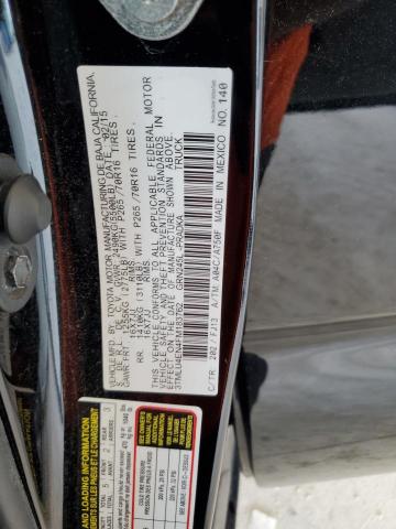 3TMLU4EN4FM183762 - 2015 TOYOTA TACOMA DOUBLE CAB Negro foto 12