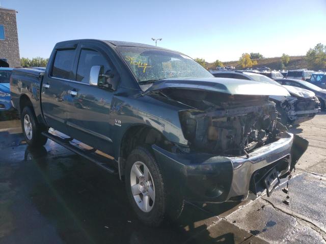 1N6AA07BX4N585099 - 2004 NISSAN TITAN XE GREEN photo 4