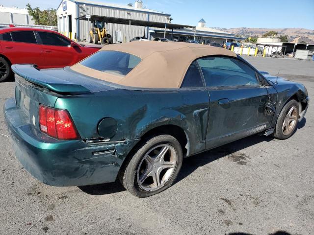 1FAFP44463F312440 - 2003 FORD MUSTANG GREEN photo 3