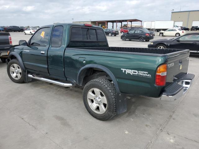 4TASN92NXXZ542540 - 1999 TOYOTA TACOMA XTRACAB PRERUNNER მწვანე ფოტო 2