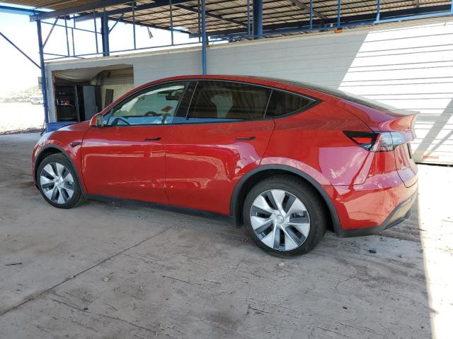 7SAYGDEE6PA099817 - 2023 TESLA MODEL Y Czerwony zdjęcie 2