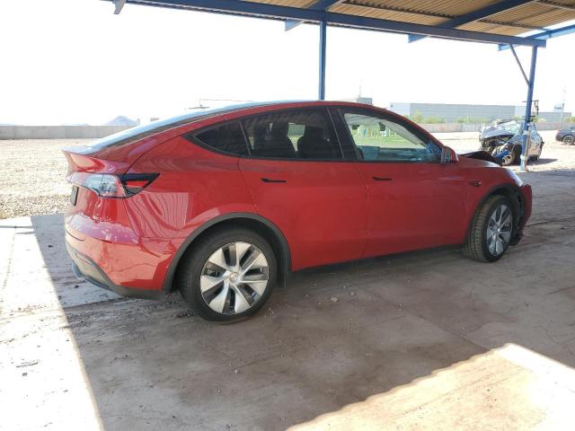 7SAYGDEE6PA099817 - 2023 TESLA MODEL Y Czerwony zdjęcie 3