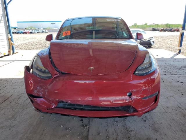 7SAYGDEE6PA099817 - 2023 TESLA MODEL Y Czerwony zdjęcie 5