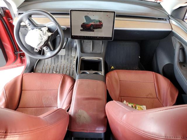 7SAYGDEE6PA099817 - 2023 TESLA MODEL Y Czerwony zdjęcie 8