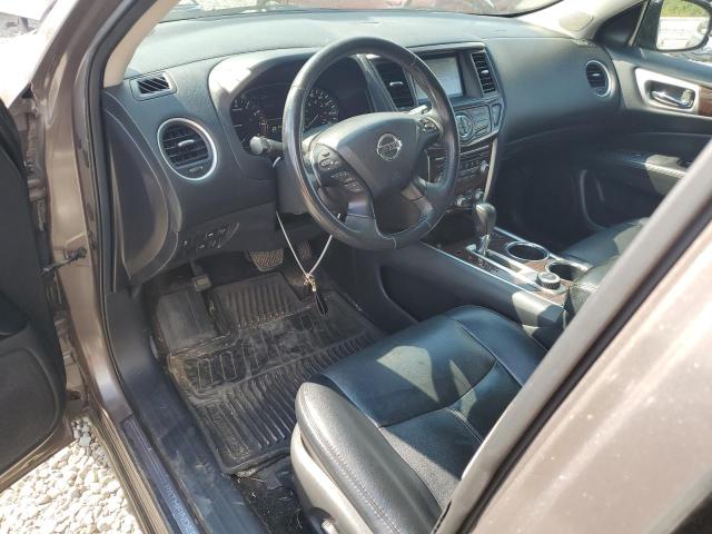5N1AR2MM2EC727418 - 2014 NISSAN PATHFINDER S GRAY photo 8