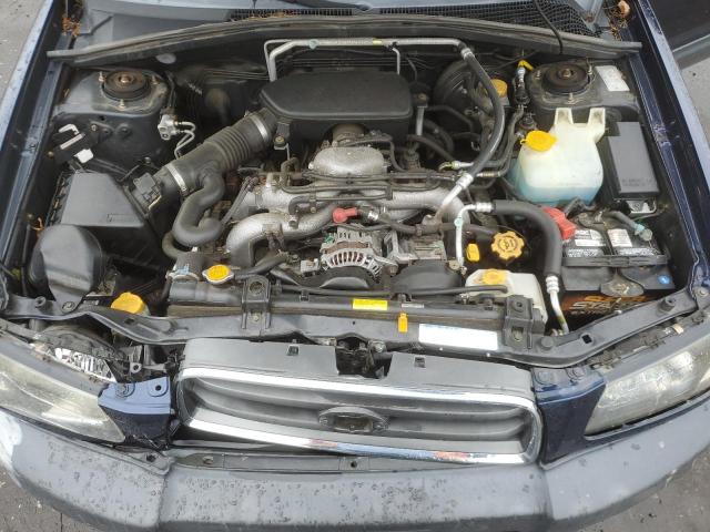 JF1SG63695H754133 - 2005 SUBARU FORESTER 2.5X BLUE photo 12