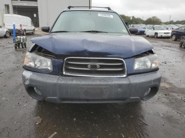 JF1SG63695H754133 - 2005 SUBARU FORESTER 2.5X BLUE photo 5