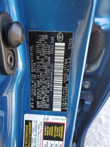 4T1BF1FK4HU623157 - 2017 TOYOTA CAMRY LE BLUE photo 12