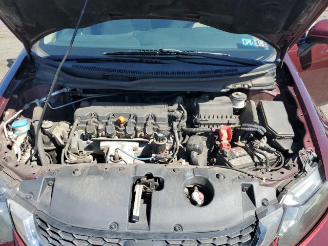 19XFB2F56FE277660 - 2015 HONDA CIVIC LX Bordo foto 11