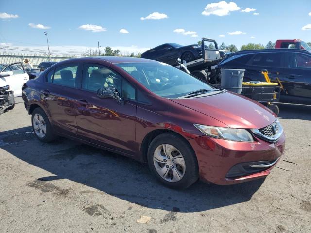19XFB2F56FE277660 - 2015 HONDA CIVIC LX Bordo foto 4