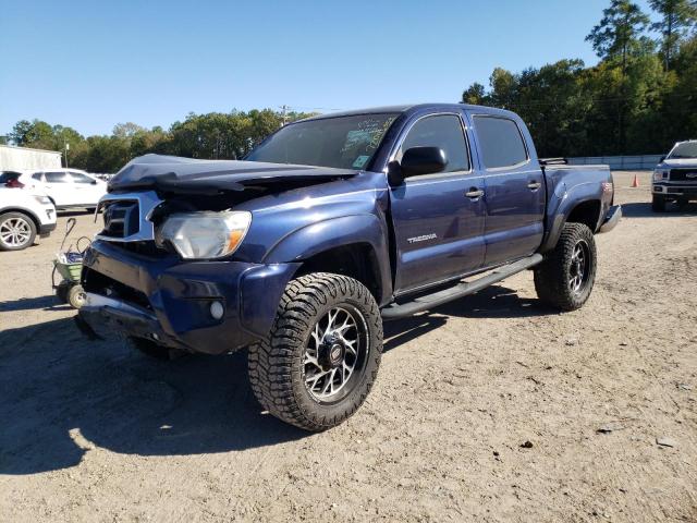 5TFJU4GN4DX045005 - 2013 TOYOTA TACOMA DOUBLE CAB PRERUNNER BLUE photo 1