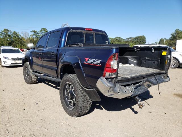 5TFJU4GN4DX045005 - 2013 TOYOTA TACOMA DOUBLE CAB PRERUNNER BLUE photo 2