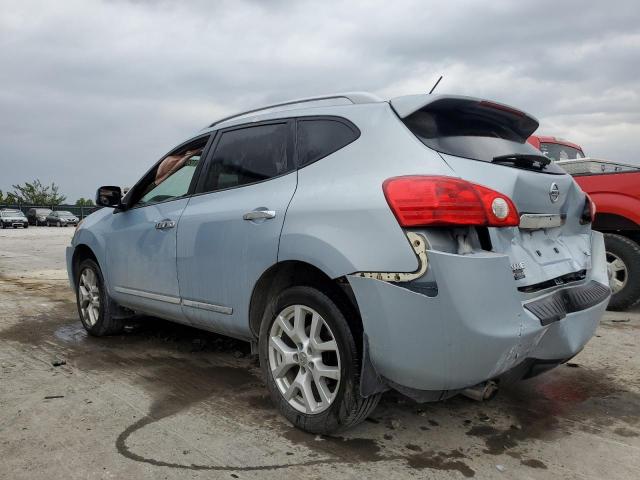 JN8AS5MT7BW186222 - 2011 NISSAN ROGUE S BLUE photo 2