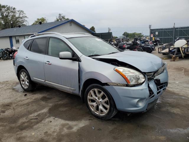 JN8AS5MT7BW186222 - 2011 NISSAN ROGUE S BLUE photo 4