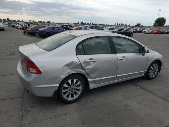 2HGFA16869H358868 - 2009 HONDA CIVIC EX SILVER photo 3