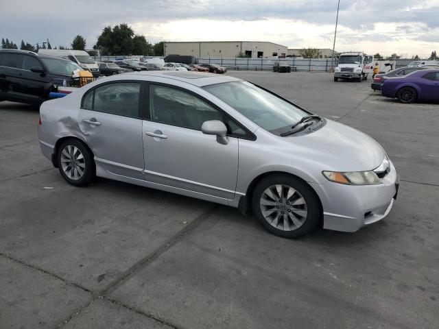 2HGFA16869H358868 - 2009 HONDA CIVIC EX SILVER photo 4