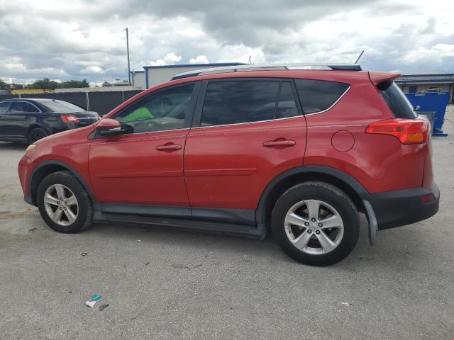JTMWFREV3EJ008841 - 2014 TOYOTA RAV4 XLE RED photo 2