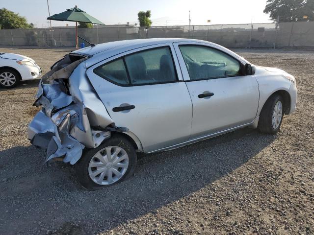 3N1CN7AP3FL900103 - 2015 NISSAN VERSA S SILVER photo 3