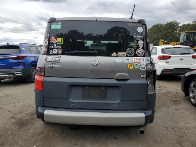 5J6YH28605L027361 - 2005 HONDA ELEMENT EX GRAY photo 6