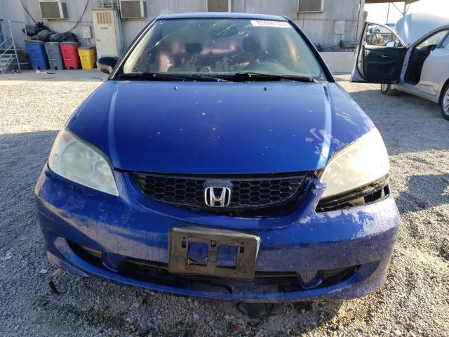 1HGEM22154L067940 - 2004 HONDA CIVIC DX VP Mavi foto 5