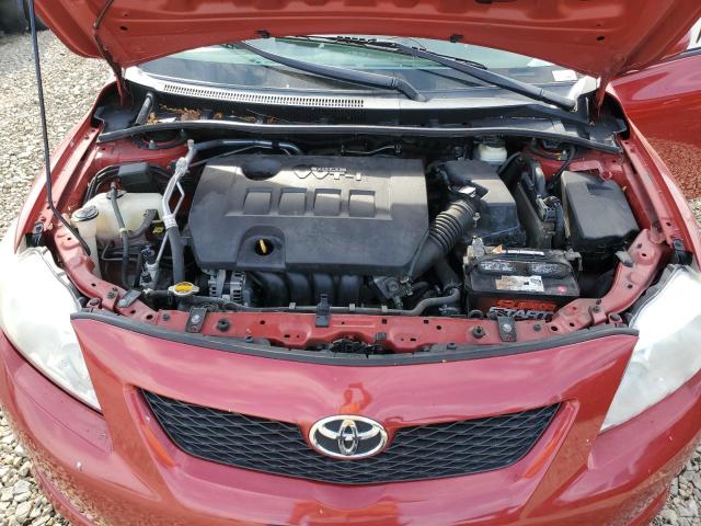 2T1BU40E29C175336 - 2009 TOYOTA COROLLA BASE 红色 照片 11